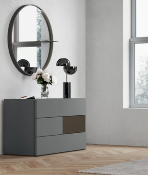 JEAN - Melamine-faced chipboard chest of drawers with integrated handles by Febal Casa - view 3
